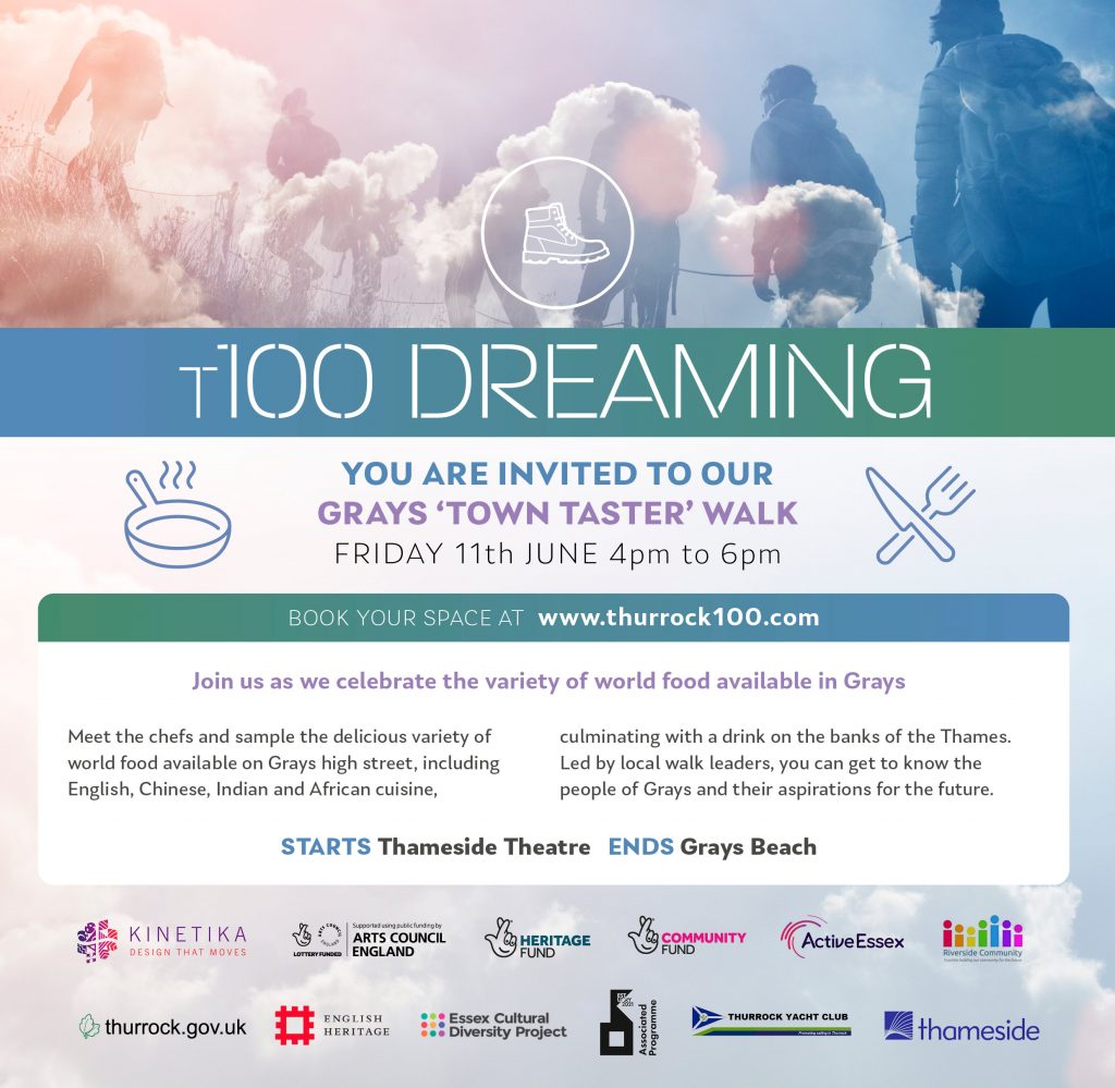 T100 Dreaming Grays walk flyer